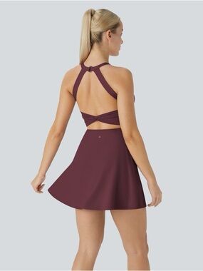 HALARA | Dresses | Halara Tiktok Viral Easy Peezy Backless Criss Cross  Active Dress | Poshmark